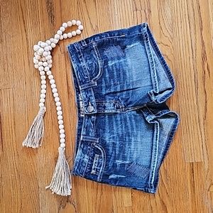 BKE Stella Stretch jean shorts size 30